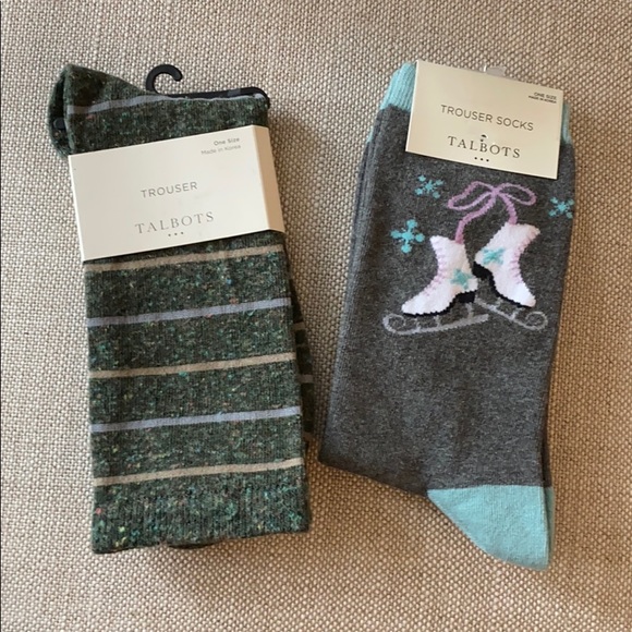 NWT Talbots trouser socks bundle of 2